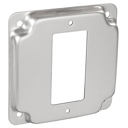 Southwire Electrical Box Cover, Square, Galvanized Steel, GFCI, Raised Cover G1947